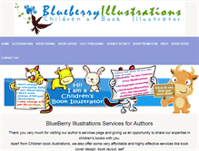 Tablet Screenshot of blueberryillustrations.com